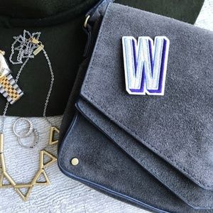 Royce Leather Initial Patch - W R P S N H F Patch Sticker